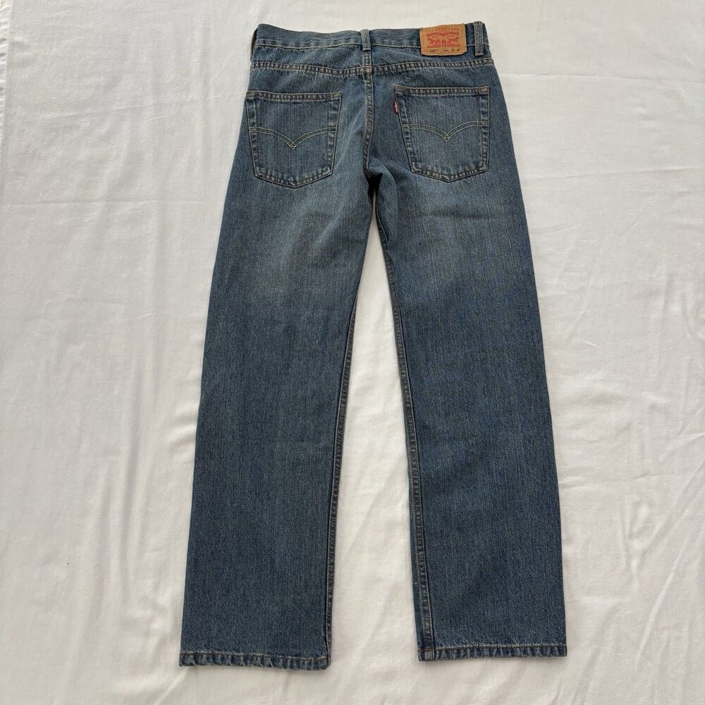 Levi's 550 Relaxed Fit Jeans Boys Size 12 Reg W26 x L26 Blue Denim